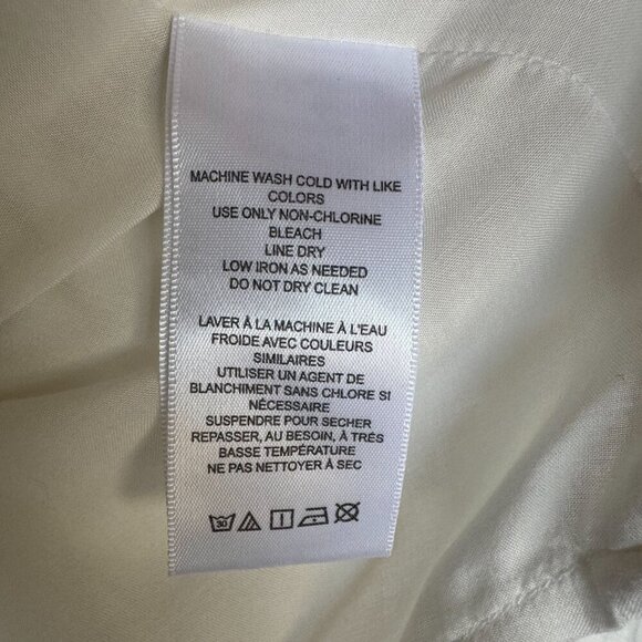 BDG UO Structured Drop Waist Strapless Ivory Tennis Preppy Mini Dress Size Small - Picture 14 of 14